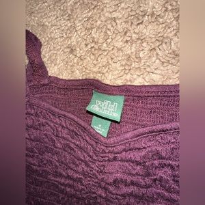 Maroon crop top